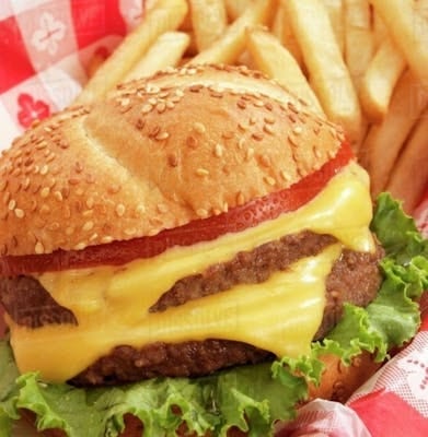 Combo #11: Double Decker Cheeseburger.