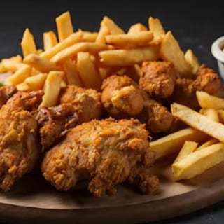 Combo #23: Shrimp (5 Pcs) & Fish (2 Pcs) or Chicken (2 Pcs)